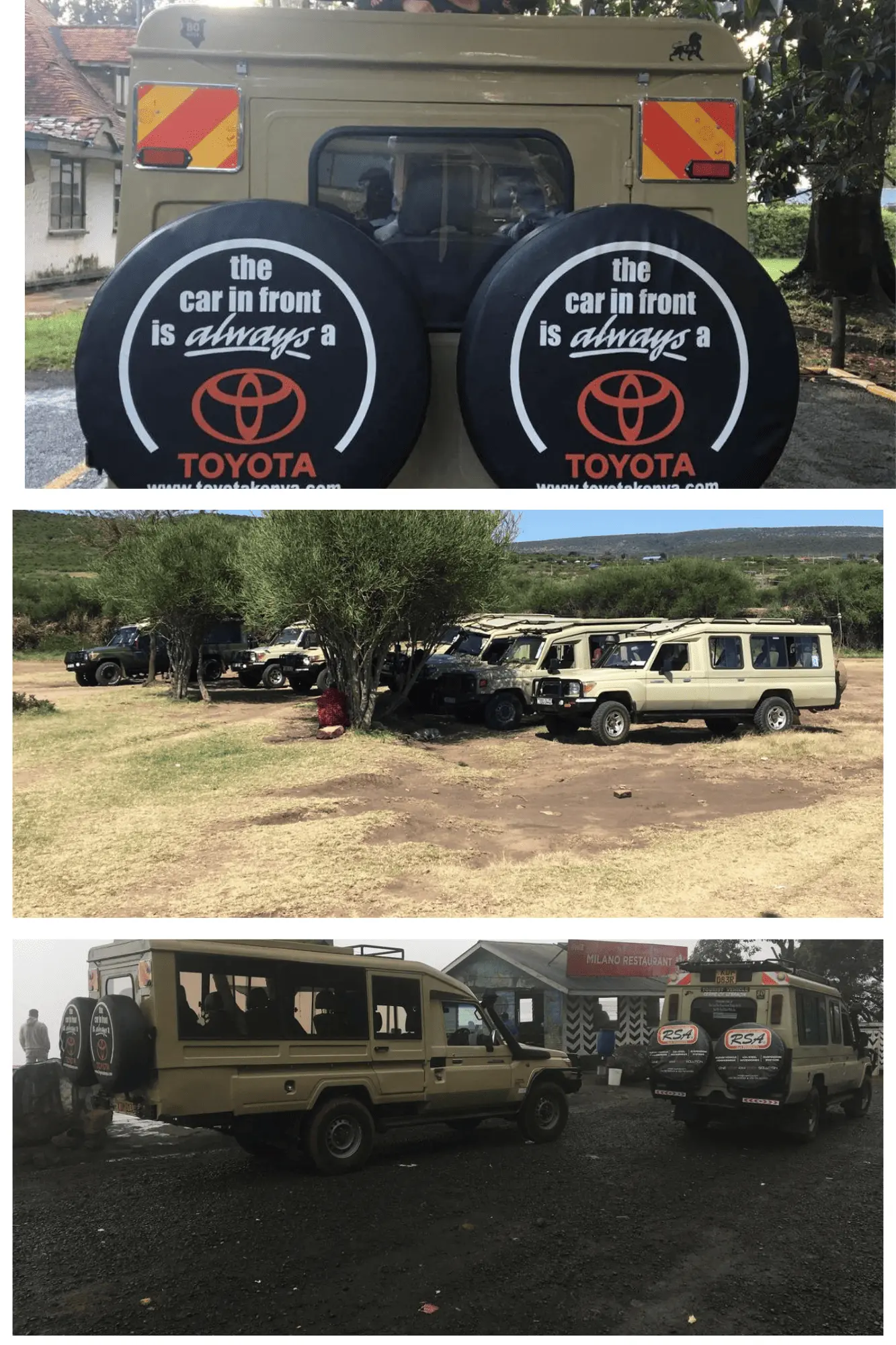 Marshmallow Tours Kenya Safari Vehicles for Africa Wildlife Safari